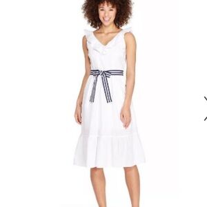 Vineyard Vines White Midi Dress Women’s Small